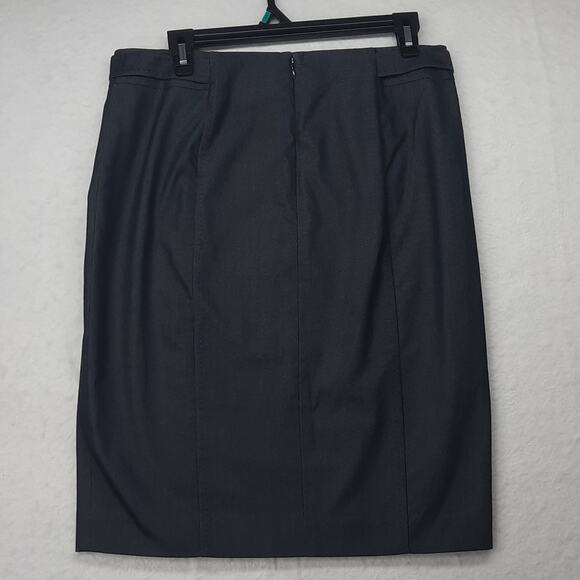 The Limited Pencil Skirt Dark Blue-Gray Women's Size 6 Work Professional - Picture 6 of 12